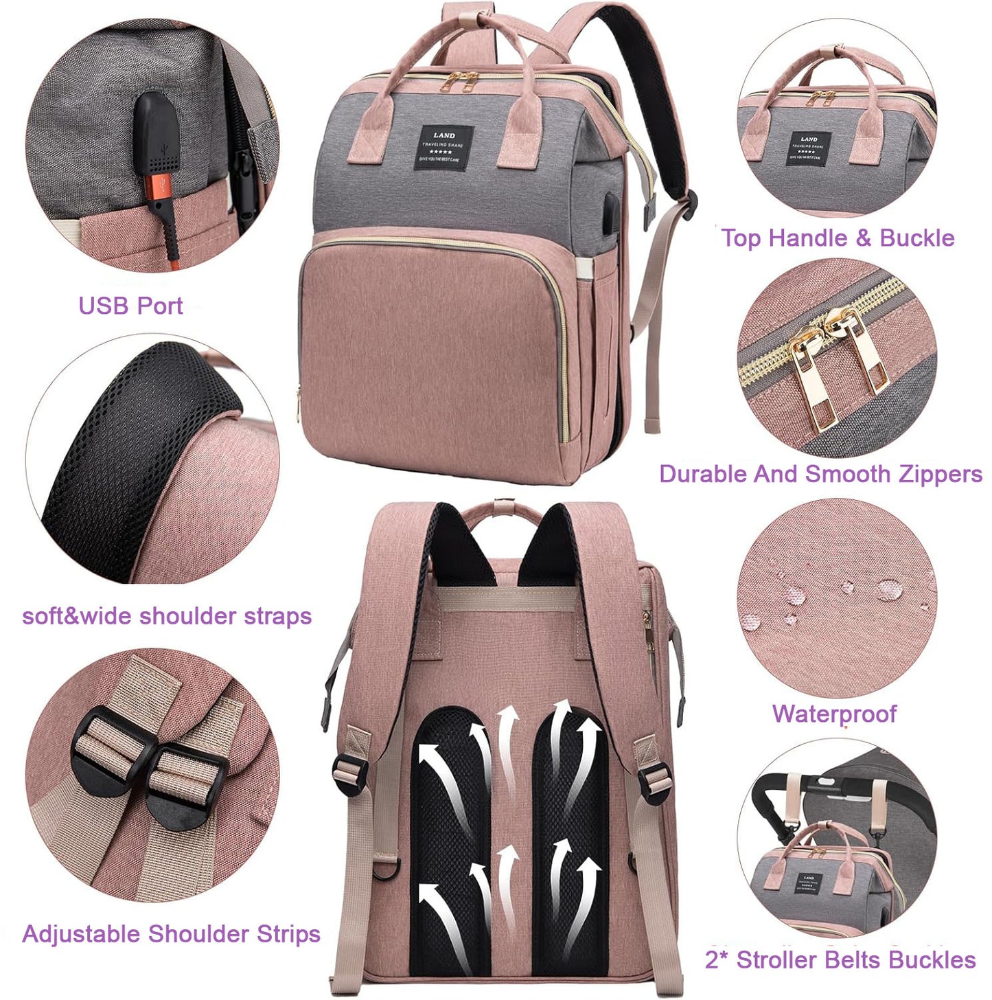 Diaper Bag Backpack