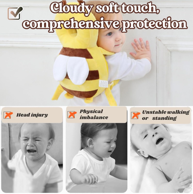 Baby Bee Head Protection Pillow