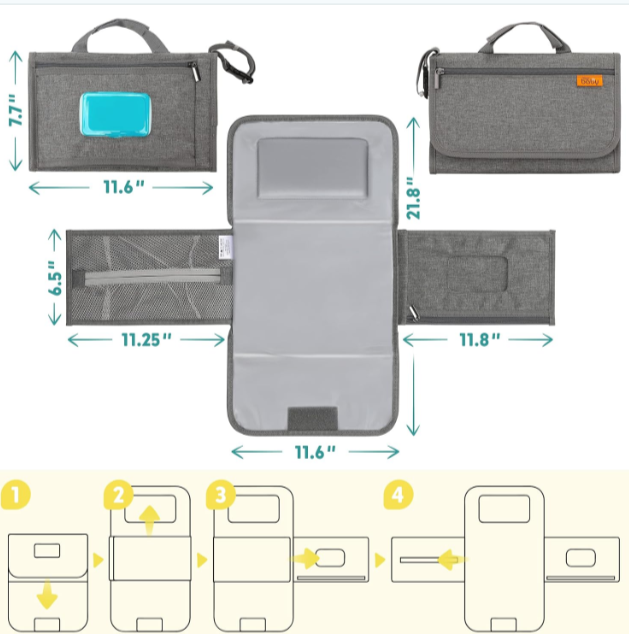 Portable Baby Diaper Changing Pad Diaper Sheet