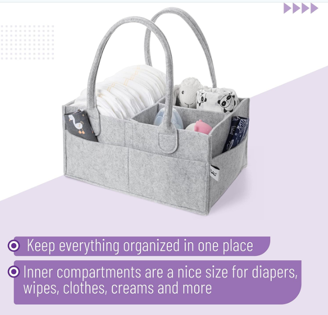 Baby Diaper Caddy Organizer